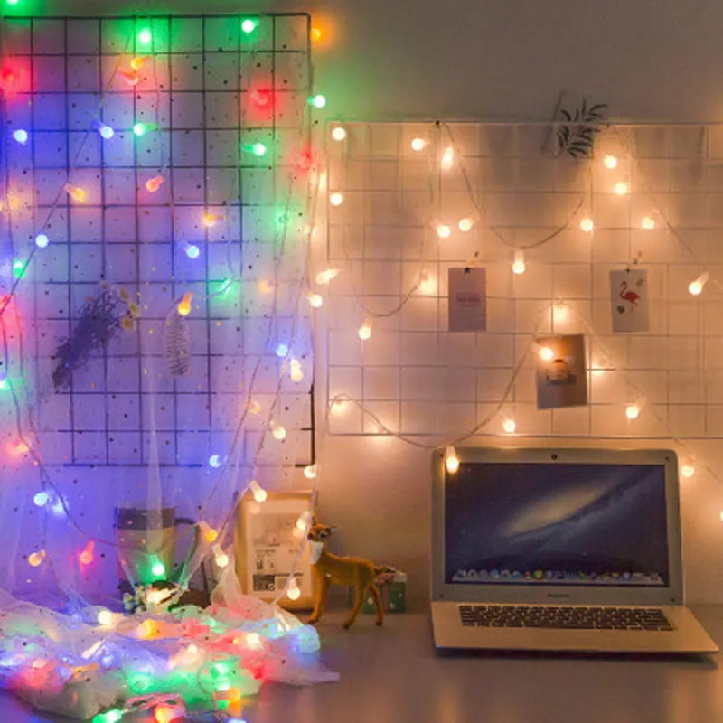LED Ball Light String Creative Christmas Lights Indoor Decoration Wedding Lights Curtain Lights
LED Ball Light String Creative Christmas Lights Indoor Decoration Wedding Lights Curtain Lights
