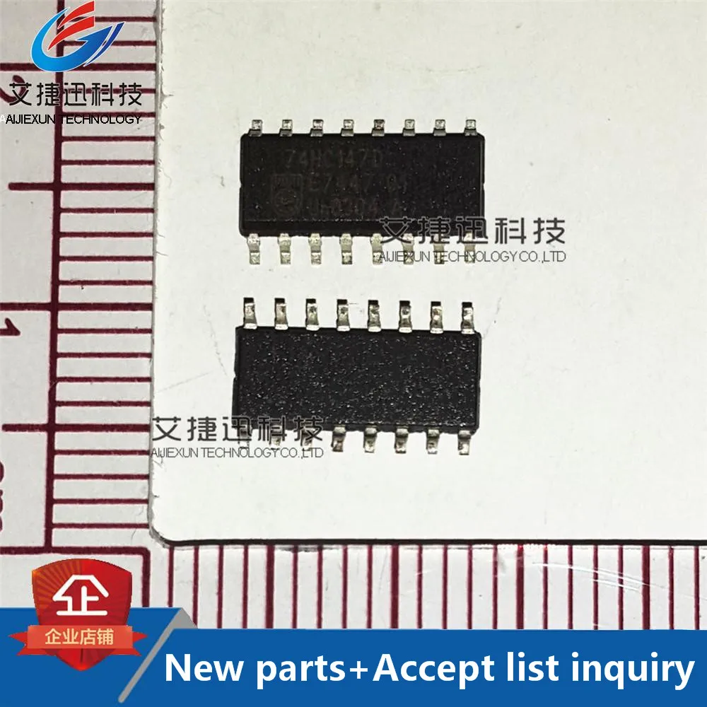 20Pcs 74HC147D SOT-109 SOP16 IC HC/UH SERIES, 9-BIT ENCODER, PDSO16, PLASTIC, SO-16, Arithmetic Circuitin stock New and original
20Pcs 74HC147D SOT-109 SOP16 IC HC/UH SERIES, 9-BIT ENCODER, PDSO16, PLASTIC, SO-16, Arithmetic Circuitin stock New and original