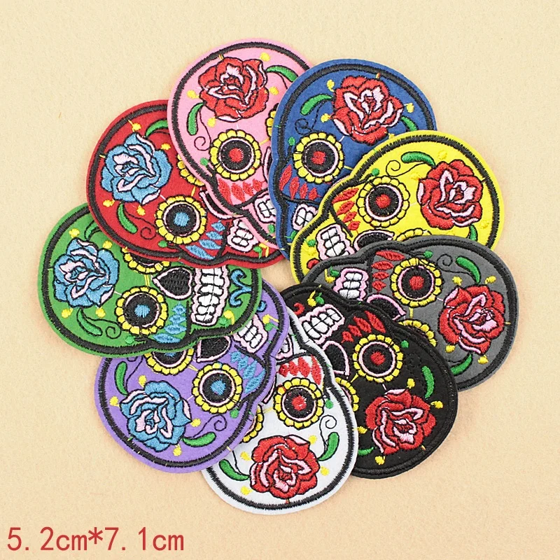 20 pcs Punk Rock Skull Embroidery Patches Various Style Flower Rose Skeleton Iron On Biker Patches Clothes Stickers Applique
20 pcs Punk Rock Skull Embroidery Patches Various Style Flower Rose Skeleton Iron On Biker Patches Clothes Stickers Applique