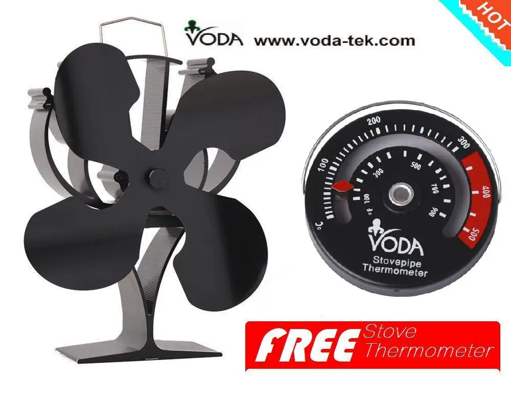 New Designed Heat Powered Stove Top Fan With Free Stove Thermometer For Wood/Log Burner Fireplace-Eco Friendly Air Flow 220cfm
New Designed Heat Powered Stove Top Fan With Free Stove Thermometer For Wood/Log Burner Fireplace-Eco Friendly Air Flow 220cfm