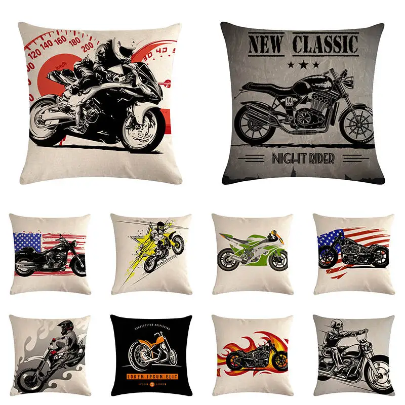 Square Vintage Classic Motorcycle Poster Retro Luxury Motorbike Throw Pillow Case Almofada Chair Decoration ZY1142
Square Vintage Classic Motorcycle Poster Retro Luxury Motorbike Throw Pillow Case Almofada Chair Decoration ZY1142