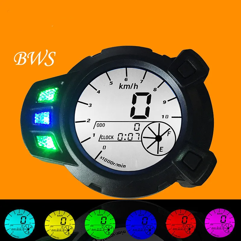 NEW Motorcycle meter refit 7 color LCD electronic meter BWS ZUMA YW125 RSZ-100 moto meter
NEW Motorcycle meter refit 7 color LCD electronic meter BWS ZUMA YW125 RSZ-100 moto meter