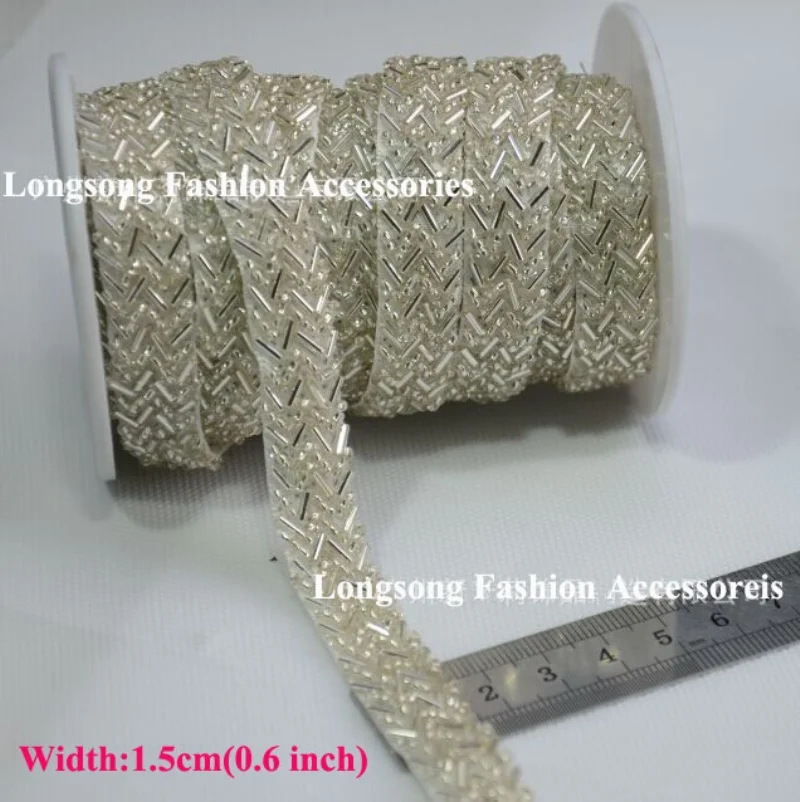 Free Shipping 5yards/lot Glass Seed Beads Trimming Bridal Sash, Rhinestone Applique, Bridal Applique,Wedding Applique XML004-2
Free Shipping 5yards/lot Glass Seed Beads Trimming Bridal Sash, Rhinestone Applique, Bridal Applique,Wedding Applique XML004-2