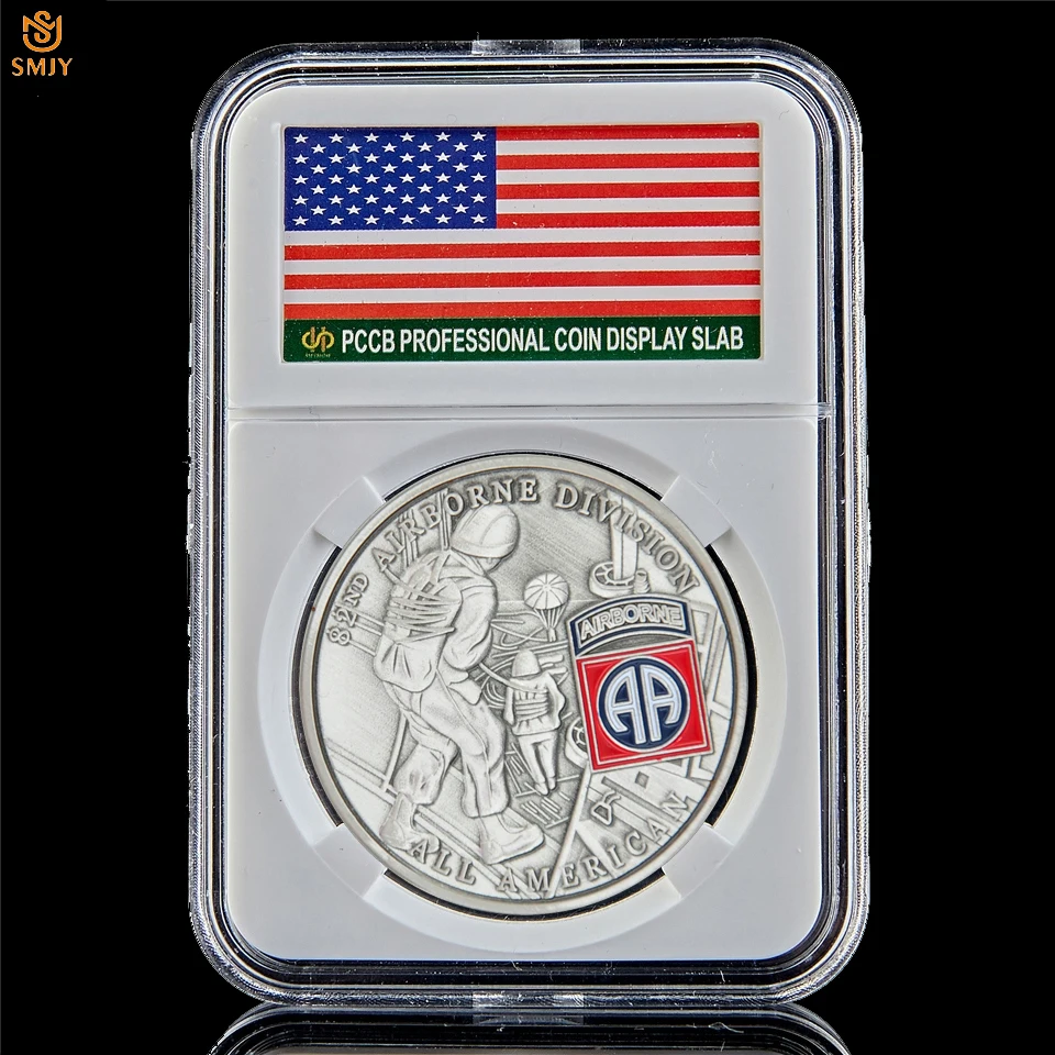 USA 82nd Airborne Division sergeant soldier US Army Bronze Challenge Commemorative Coin W/PCCB Luxury Box
USA 82nd Airborne Division sergeant soldier US Army Bronze Challenge Commemorative Coin W/PCCB Luxury Box