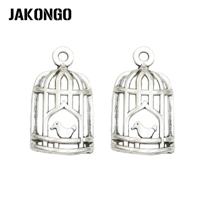 JAKONGO антикварные посеребренные Подвески в виде птичьей клетки для изготовления ювелирных изделий Аксессуары для браслетов DIY ручной работы...
JAKONGO антикварные посеребренные Подвески в виде птичьей клетки для изготовления ювелирных изделий Аксессуары для браслетов DIY ручной работы...