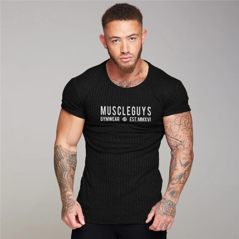 New Fashion Men T Shirts Summer Compression Shirt Mens Clothing Short Sleeve Casual O Neck Knitted Fitness Tshirt Sportswear
New Fashion Men T Shirts Summer Compression Shirt Mens Clothing Short Sleeve Casual O Neck Knitted Fitness Tshirt Sportswear