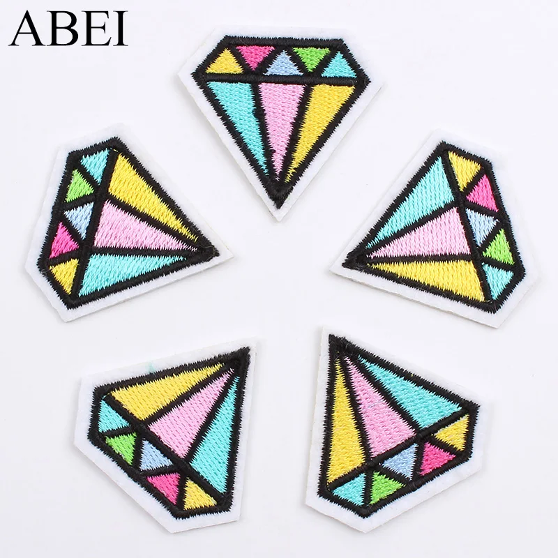 10pcs Embroidered Diamond Patch Iron On Sewing Stickers for Clothing Decoration DIY Bags Shoes Pants Appliques Fabric Badge
10pcs Embroidered Diamond Patch Iron On Sewing Stickers for Clothing Decoration DIY Bags Shoes Pants Appliques Fabric Badge