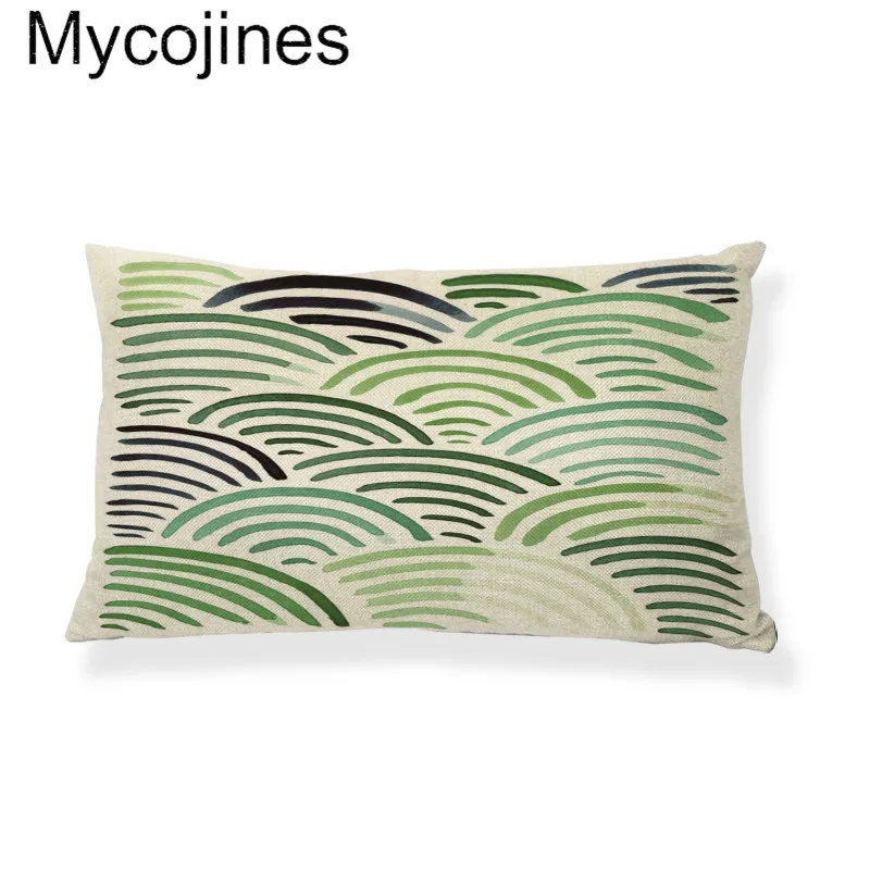 30*50cm Rectangle Cushion Cover Nordic Colorul Geometry Blue and Green Striped Feather Home Office Outdoor Decorate Pillow Case
30*50cm Rectangle Cushion Cover Nordic Colorul Geometry Blue and Green Striped Feather Home Office Outdoor Decorate Pillow Case