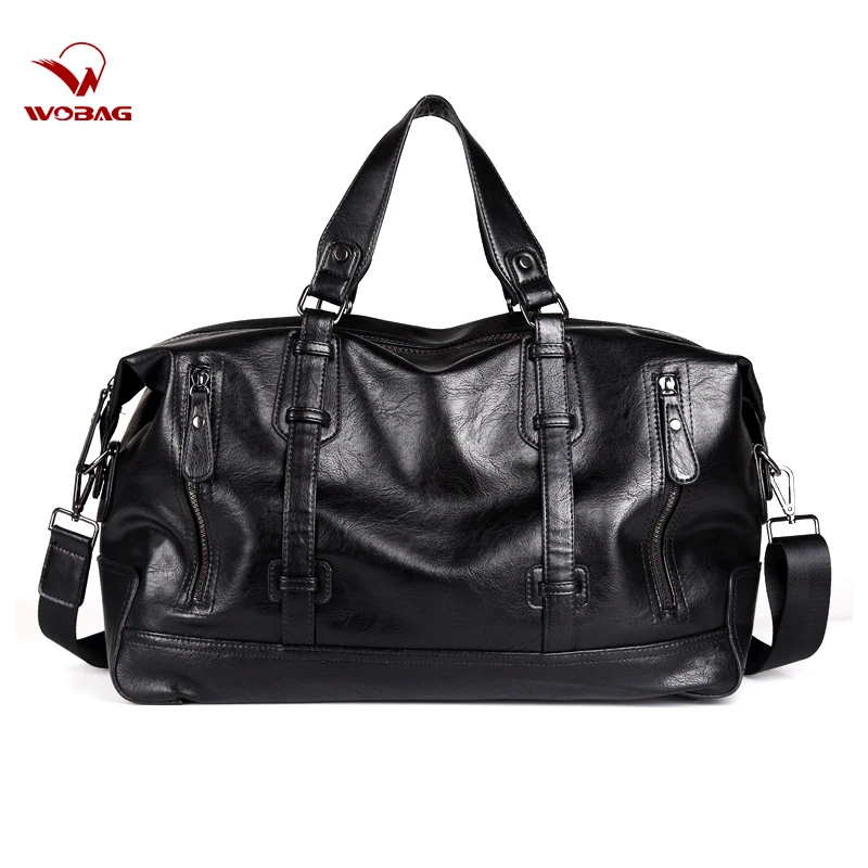 2020 New High Quality PU Leather Men Business Travel Bag Large Capacity Waterproof Duffel Bag Boy Handbag
2020 New High Quality PU Leather Men Business Travel Bag Large Capacity Waterproof Duffel Bag Boy Handbag