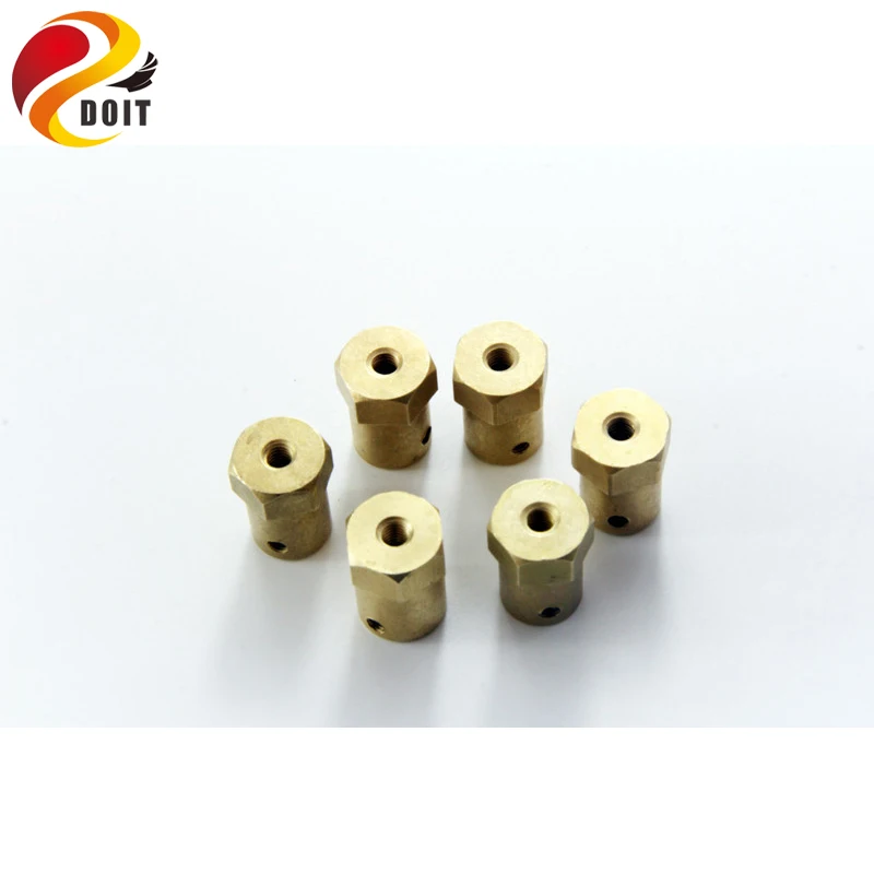 Copper Coupling 3mm,4mm,5mm,6mm,7mm Coupler for Connecting Wheel Connector Adapter Smart Car DIY Toy Part
Copper Coupling 3mm,4mm,5mm,6mm,7mm Coupler for Connecting Wheel Connector Adapter Smart Car DIY Toy Part