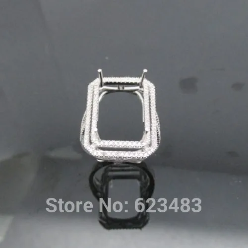 Emerald 17x11mm Solid 14k White Gold Natural Diamond Engagement Semi Mount Ring
Emerald 17x11mm Solid 14k White Gold Natural Diamond Engagement Semi Mount Ring