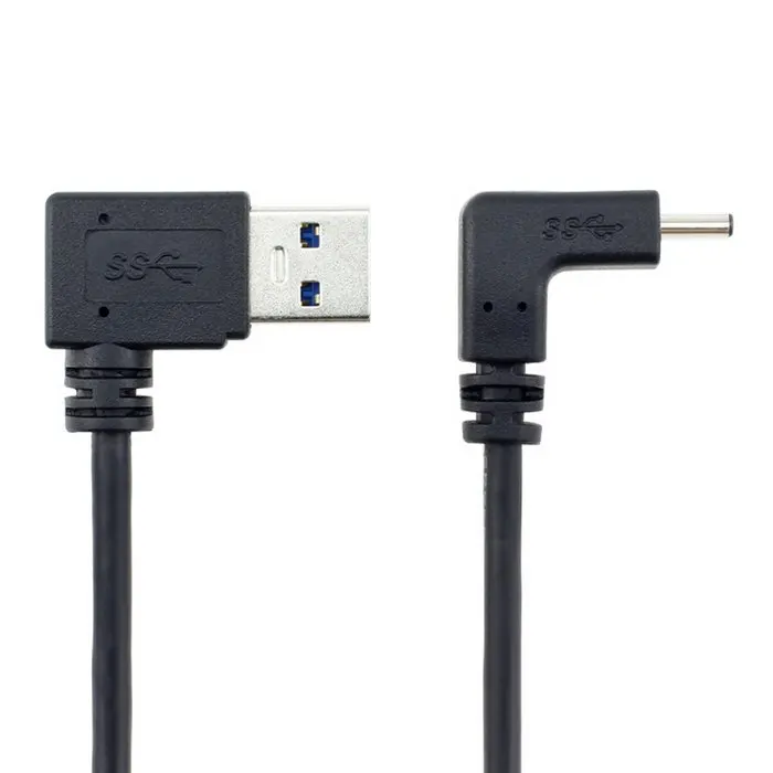Up & Down Angled USB 3.1 USB-C to 90 Degree Right Angled A Male Data Cable for Tablet & Phone
Up & Down Angled USB 3.1 USB-C to 90 Degree Right Angled A Male Data Cable for Tablet & Phone