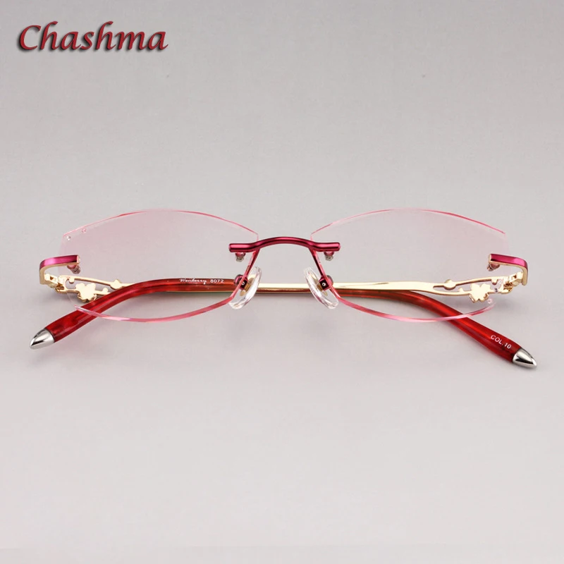 Chashma Brand Colored Lenses Fashion Glasses Frame Women Optical Glasses Rimless Alloy Spectacles Female Stones Eyeglasses
Chashma Brand Colored Lenses Fashion Glasses Frame Women Optical Glasses Rimless Alloy Spectacles Female Stones Eyeglasses