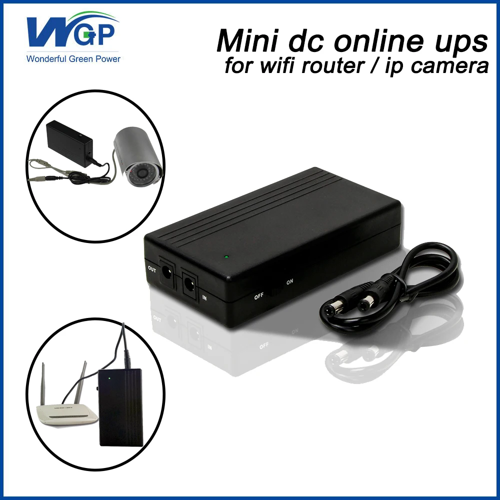 WGP онлайн ups источник питания резервный wifi маршрутизатор мини dc 5V 2A для ip камеры|ups