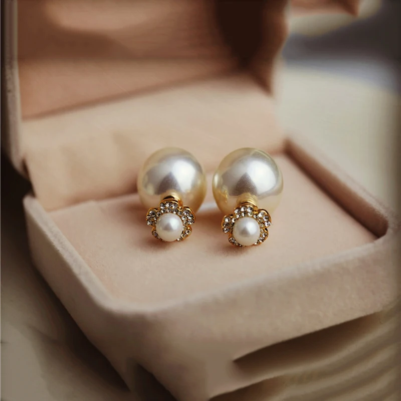 Fashion Round Zircon Simulated Pearl With Before After Sun Flower Earrings Gold Earrings Female Party Gifts For Women
Fashion Round Zircon Simulated Pearl With Before After Sun Flower Earrings Gold Earrings Female Party Gifts For Women