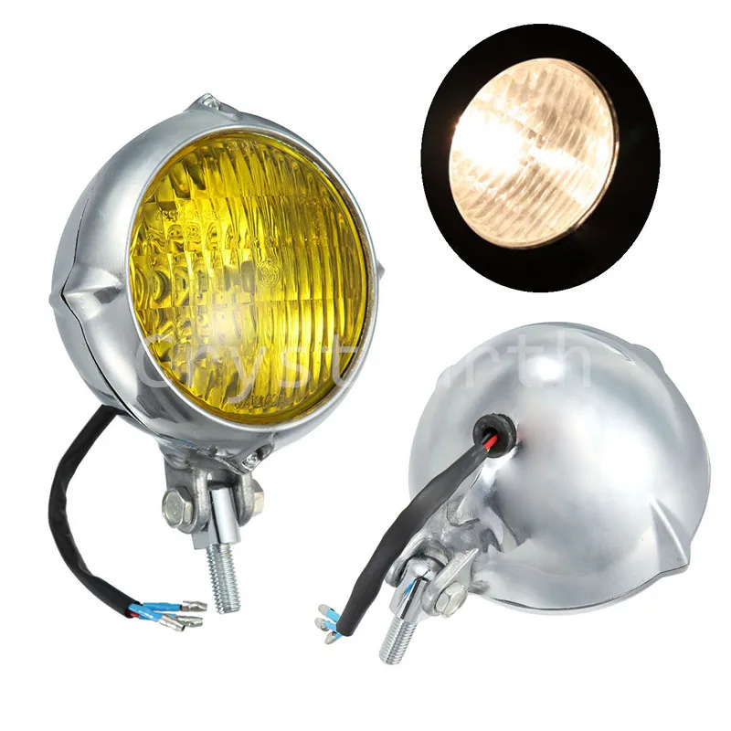 Universal Custom Motorcycle Front Headlights Headlamp High Low Beam Amber Lights Cafe Racer For Harley Touring Dyna Chopper
Universal Custom Motorcycle Front Headlights Headlamp High Low Beam Amber Lights Cafe Racer For Harley Touring Dyna Chopper