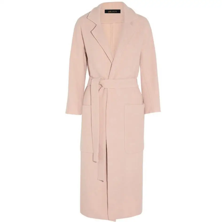 Autumn winter fashion women pink Woolen Coat turn down collar With Belt slim Elegent Windbreaker WOOL blends coat 2XL
Autumn winter fashion women pink Woolen Coat turn down collar With Belt slim Elegent Windbreaker WOOL blends coat 2XL