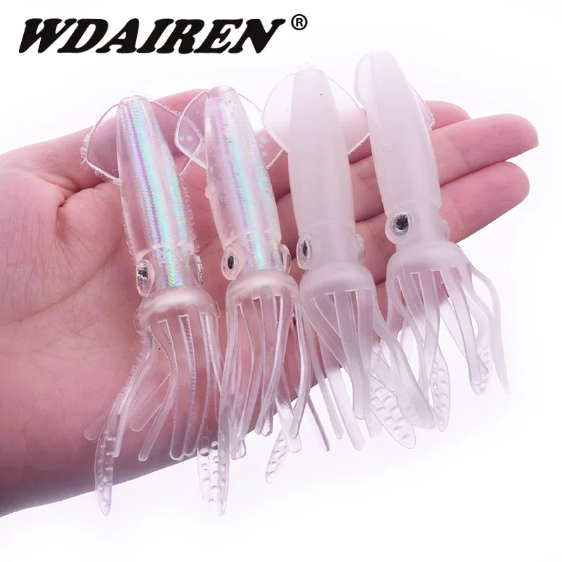 2Pcs Claw Tail Soft baits 100mm 8g Luminous Bionic octopus squid Hollow belly Fishing lure Soft Lure Bass Fishing tackle WD-178
2Pcs Claw Tail Soft baits 100mm 8g Luminous Bionic octopus squid Hollow belly Fishing lure Soft Lure Bass Fishing tackle WD-178