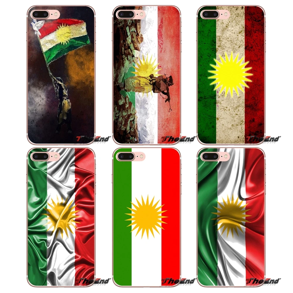 Kurd курдский флаг Курдистана для Samsung Galaxy S2 S3 S4 S5 MINI S6 S7 edge S8 S9 Plus Note 2 3 4 5 8 Coque Fundas