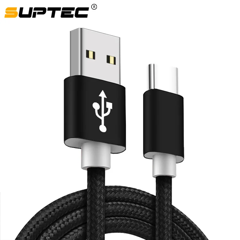 SUPTEC Braided Nylon USB Type C Type-C Cable Charging Data Sync Cable for Samsung S8 S9 Xiaomi 5/5s Huawei P10 P20 USB-C Charger
SUPTEC Braided Nylon USB Type C Type-C Cable Charging Data Sync Cable for Samsung S8 S9 Xiaomi 5/5s Huawei P10 P20 USB-C Charger