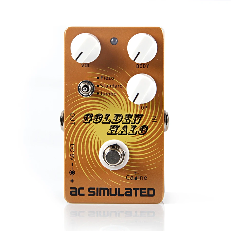 HOT NEW CALINE Golden Halo AC SIMULATED CP-35 Guitar effect pedal Guitar accessories Guitarra
HOT NEW CALINE Golden Halo AC SIMULATED CP-35 Guitar effect pedal Guitar accessories Guitarra