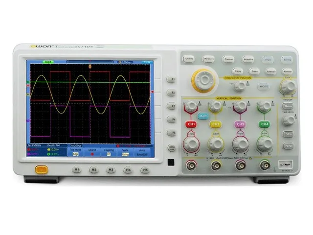 Owon TDS8104 100MHz, 2GS/s, 7.6Mpts,4 Channels Touch Screen Digital Oscilloscope
Owon TDS8104 100MHz, 2GS/s, 7.6Mpts,4 Channels Touch Screen Digital Oscilloscope