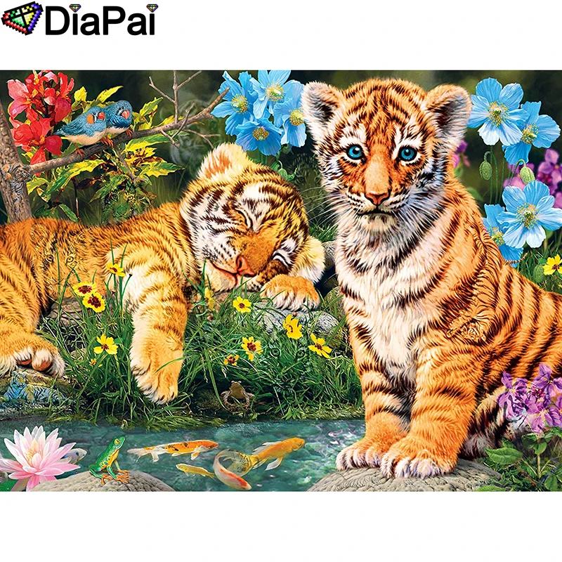 DIAPAI 5D DIY Diamond Painting 100% Full Square/Round Drill "Animal tiger" Diamond Embroidery Cross Stitch 3D Decor A21867
DIAPAI 5D DIY Diamond Painting 100% Full Square/Round Drill "Animal tiger" Diamond Embroidery Cross Stitch 3D Decor A21867