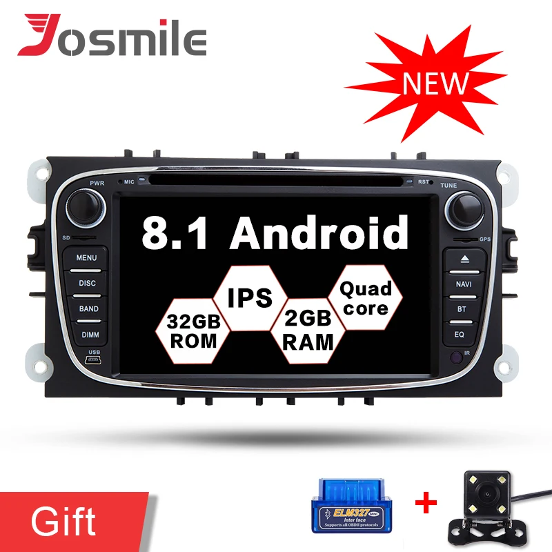 2G RAM Android 8 1 автомобильный DVD GPS навигатор для Ford/Focus/S-MAX/Mondeo/C-MAX/Galaxy головное
