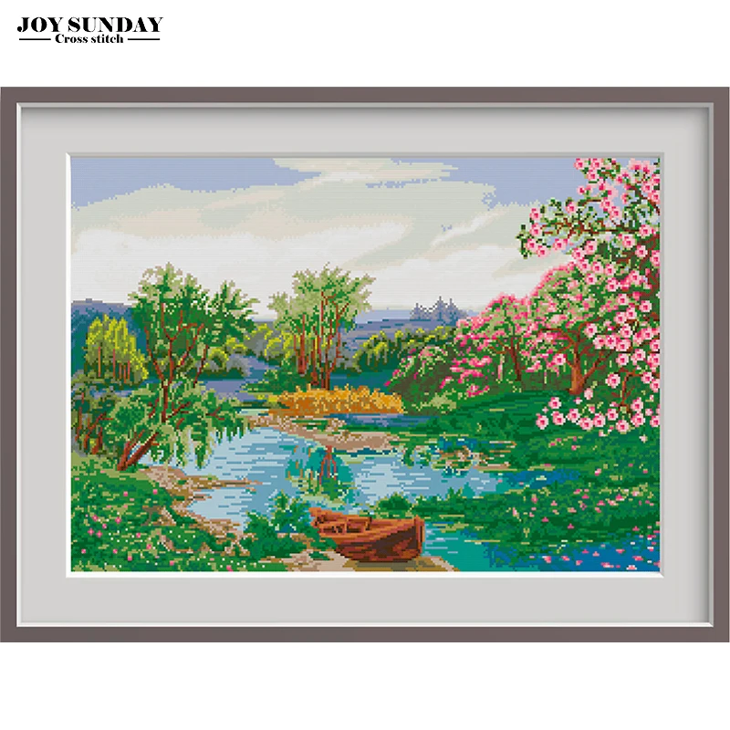The Spring of the Creek Scenic Paintings Cross Stitch Kit Counted Printed Canva 14CT 11CT DMC DIY Handwork Embroidery Needlework
The Spring of the Creek Scenic Paintings Cross Stitch Kit Counted Printed Canva 14CT 11CT DMC DIY Handwork Embroidery Needlework
