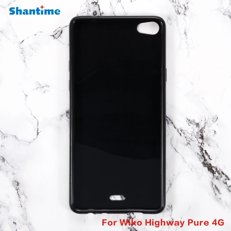 Силиконовый защитный чехол для телефона Wiko Highway Pure 4G мягкий из ТПУ 4G|Бамперы| |