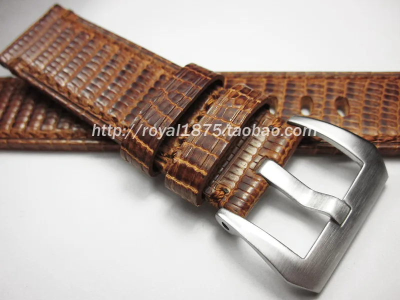 Luxury Retro Brown Lizard Pattern Genuine Leather 22mm Watche Band Strap Belt Watchband With Stainless Steel Silver Clasp Buckle
Luxury Retro Brown Lizard Pattern Genuine Leather 22mm Watche Band Strap Belt Watchband With Stainless Steel Silver Clasp Buckle
