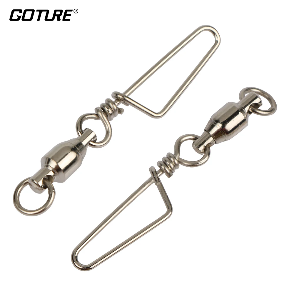 Goture 100 Piece Rolling Swivel With Coastlock Snap Fishing Tackle Accessories Hook Lure Connector Zc+hx For Boat Sea Fishing
Goture 100 Piece Rolling Swivel With Coastlock Snap Fishing Tackle Accessories Hook Lure Connector Zc+hx For Boat Sea Fishing
