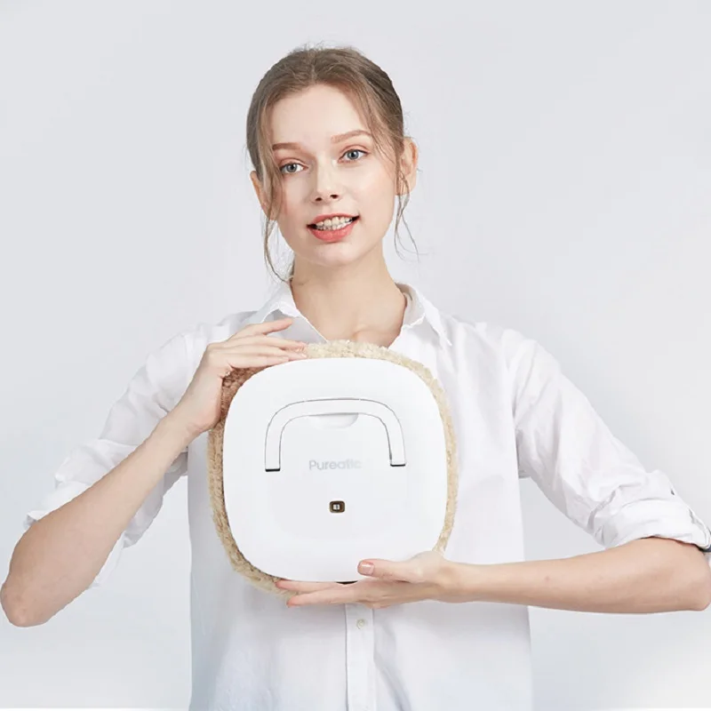 2018 Newest Intelligent Mopping Robot Wet And Dry Use 2 Colors USB Electric Vacuum Cleaner With Free Mops Aspirador | Бытовая техника