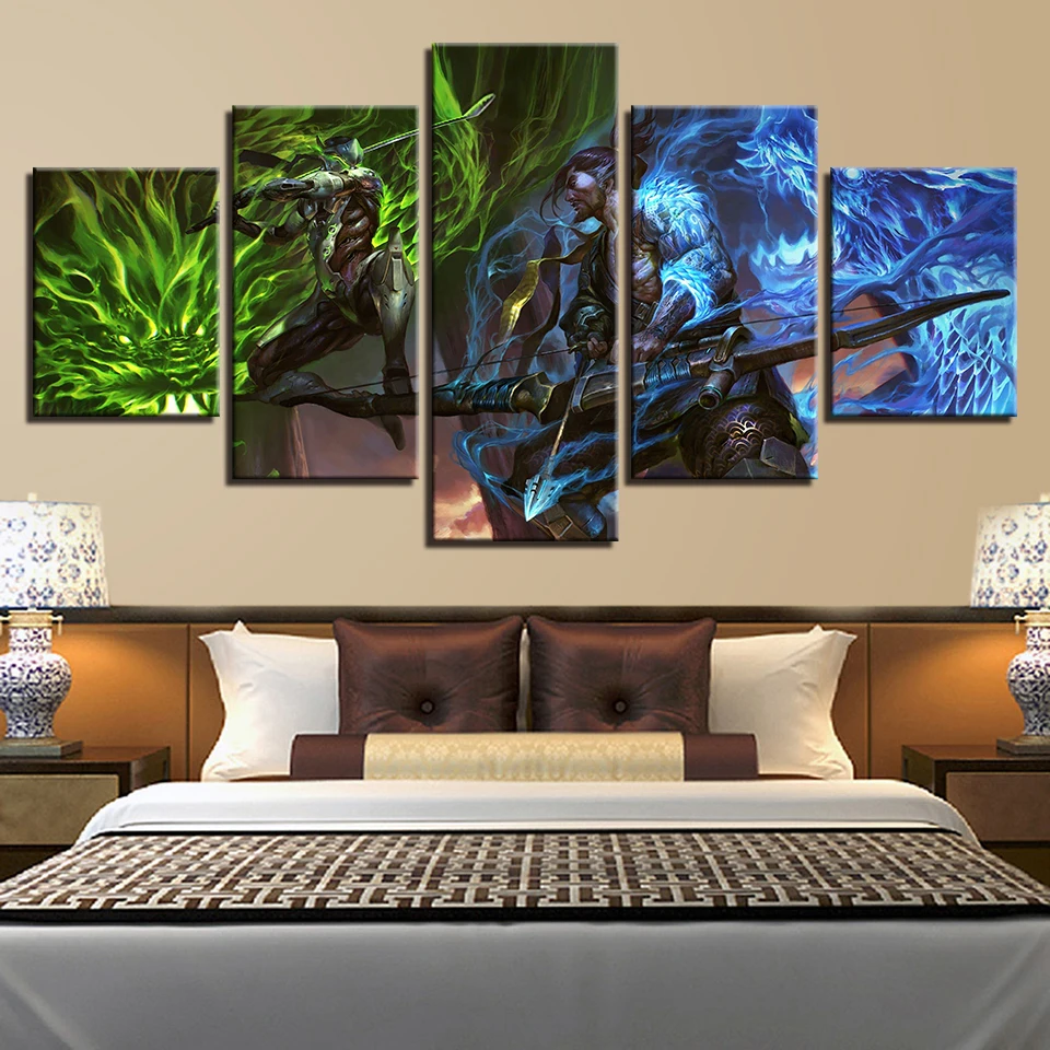 Modern Painting Wall Art Home Decor Pictures HD Printed Modular 5 Panel Game Character Living Room Cuadros Canvas Frame Poster
Modern Painting Wall Art Home Decor Pictures HD Printed Modular 5 Panel Game Character Living Room Cuadros Canvas Frame Poster
