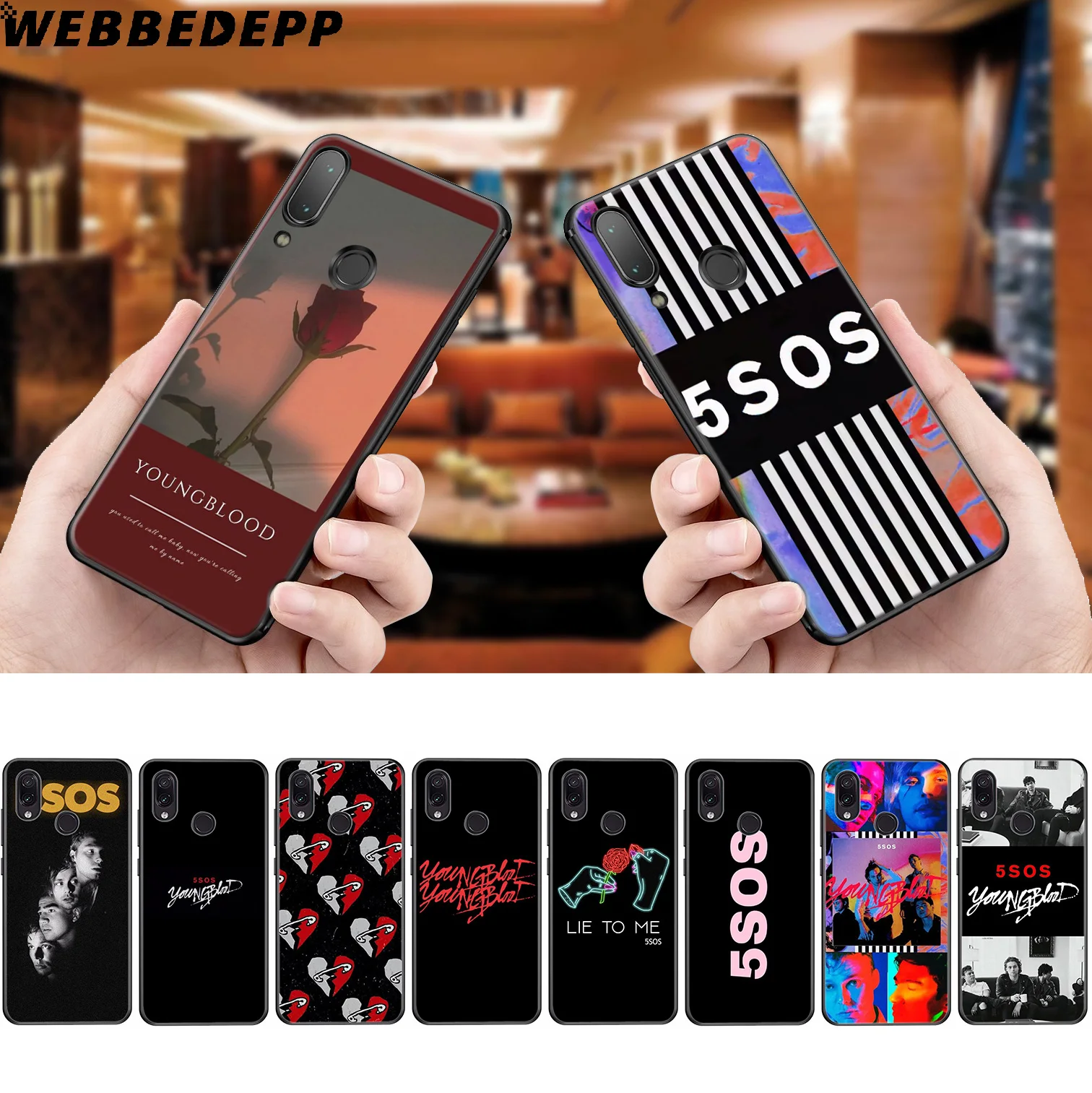 WEBBEDEPP 5 секунд лета мягкий чехол 5SOS для Xiaomi Redmi K20 7A 4A 4X 5A 6 6A S2 Note 8 4 7 Pro Plus Prime |