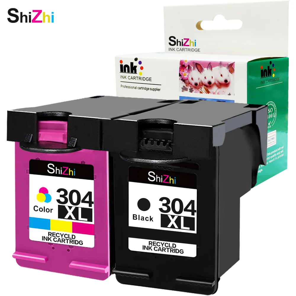 SHIZHI для HP 304 304XL высокоурожайный чернильные картриджи с чернилами Deskjet 2620 2630 2632 2633
