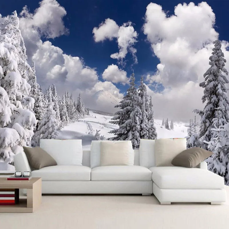 Custom Photo Wallpaper Winter Snow Landscape Forest Wall Mural Wall Decorations Living Room Sofa TV Wallpaper Mural De Pared 3D
Custom Photo Wallpaper Winter Snow Landscape Forest Wall Mural Wall Decorations Living Room Sofa TV Wallpaper Mural De Pared 3D