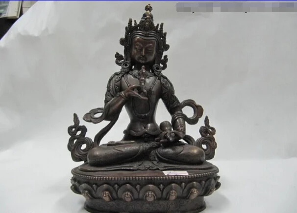 song voge gem S1624 9"Tibet Fane 100% Pure Bronze made Vajrasattva Vajradhara Guan Yin Buddha Statue
song voge gem S1624 9"Tibet Fane 100% Pure Bronze made Vajrasattva Vajradhara Guan Yin Buddha Statue