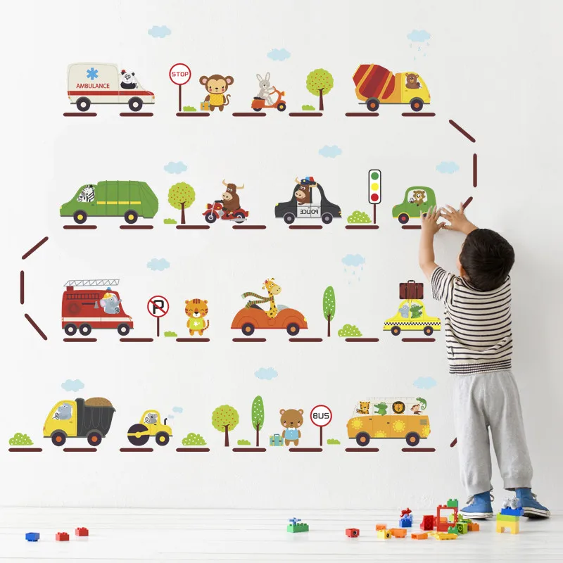 Cartoon Animal Car Bus Station Wall Stickers For Kids Rooms Nursery Home Decor Cartoon Animals Wall Decals Posters Pvc Mural Art
Cartoon Animal Car Bus Station Wall Stickers For Kids Rooms Nursery Home Decor Cartoon Animals Wall Decals Posters Pvc Mural Art