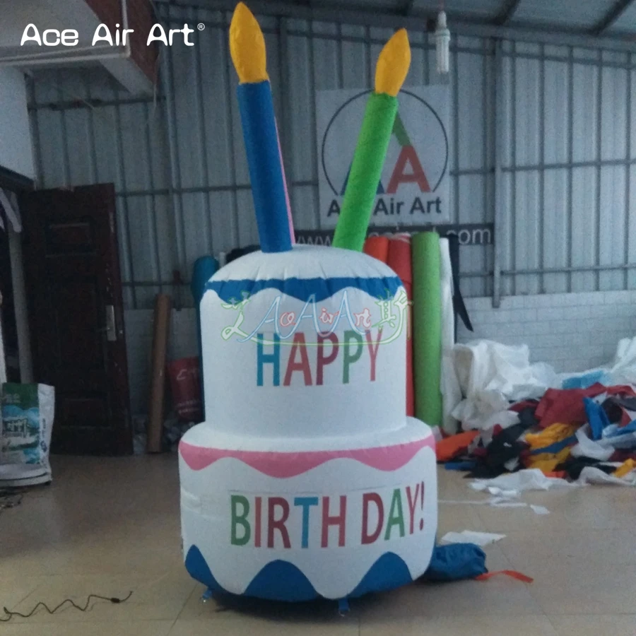 Hot sale inflatable cake model,birthday cake replica with three candles for birthday and cerebration
Hot sale inflatable cake model,birthday cake replica with three candles for birthday and cerebration