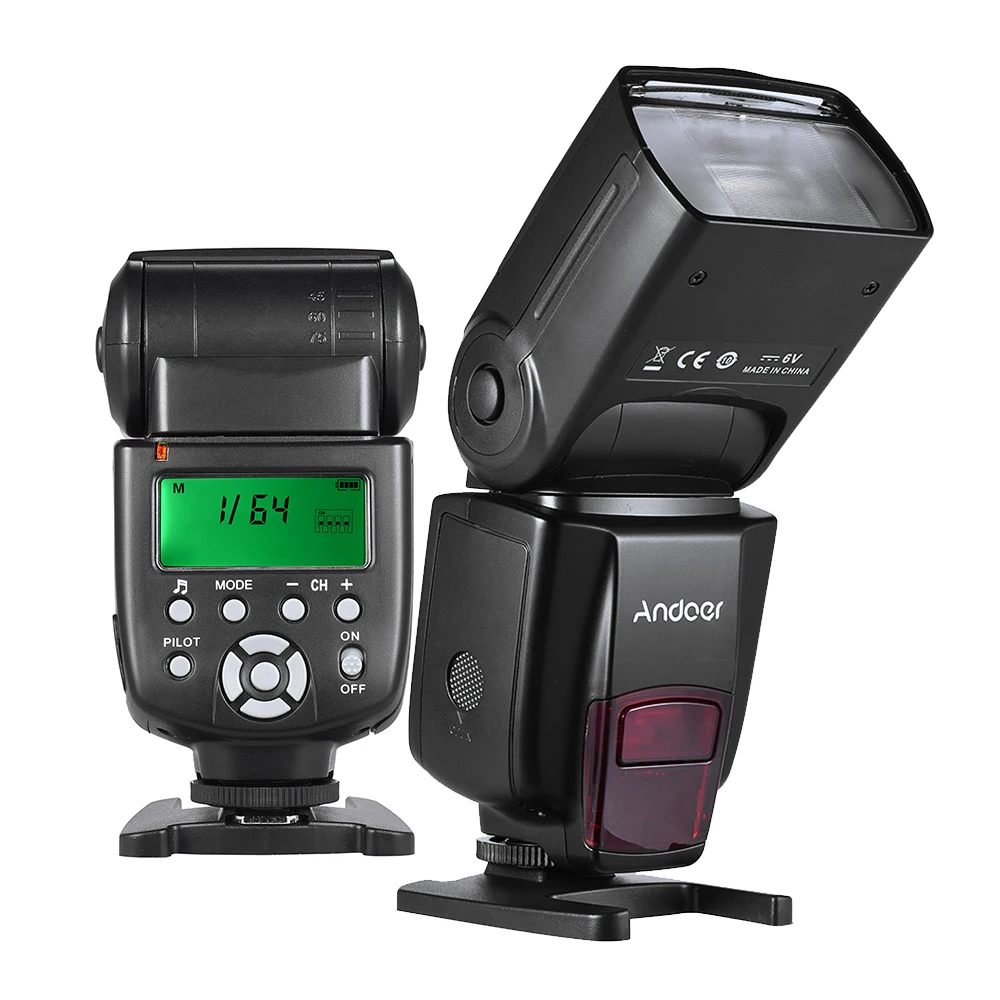 Andoer AD560 2.4G Wireless On-camera Slave Flash Speedlite for Canon Nikon Olympus Pentax Sony A7 II A7S A7R | Электроника