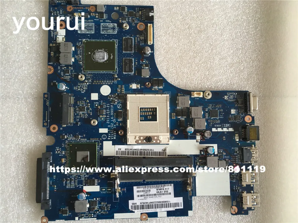 yourui For lenovo G500S Laptop For Motherboard Mainboard LA-9901P HM76 GT 720M/1GB DDR3 100% Tested Fast Ship
yourui For lenovo G500S Laptop For Motherboard Mainboard LA-9901P HM76 GT 720M/1GB DDR3 100% Tested Fast Ship