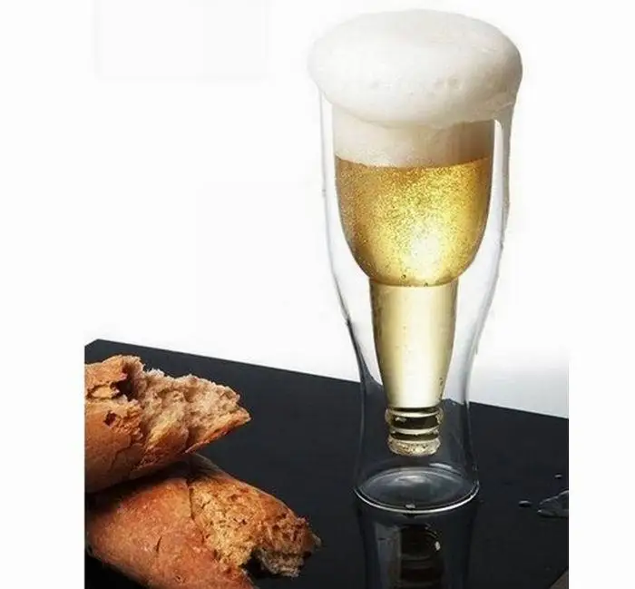 Big size Beer cup Creative Beer bottle Durable Double Wall Glass bottle Hopside Down hot sale free shipping
Big size Beer cup Creative Beer bottle Durable Double Wall Glass bottle Hopside Down hot sale free shipping