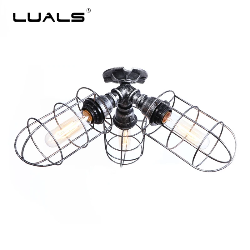 Retro Ceiling Lights Loft American Industrial Style Ceiling Lamps Iron Art Light Fixture Edison Lamp Cafe Bar Art Deco Lighting
Retro Ceiling Lights Loft American Industrial Style Ceiling Lamps Iron Art Light Fixture Edison Lamp Cafe Bar Art Deco Lighting