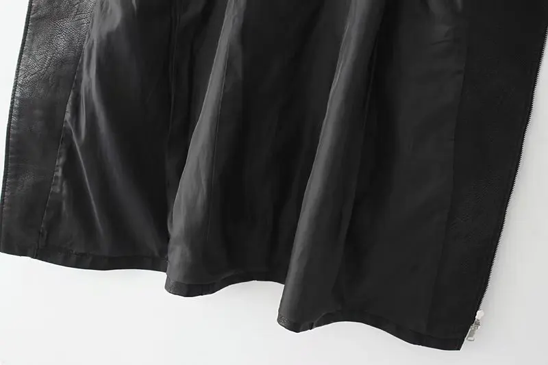 JUANTALK Spring Autumn New Female Sexy Slim Dress Belt Zipper PU Leather Dress Female Fashion Casual Faux Leather Dresses
JUANTALK Spring Autumn New Female Sexy Slim Dress Belt Zipper PU Leather Dress Female Fashion Casual Faux Leather Dresses