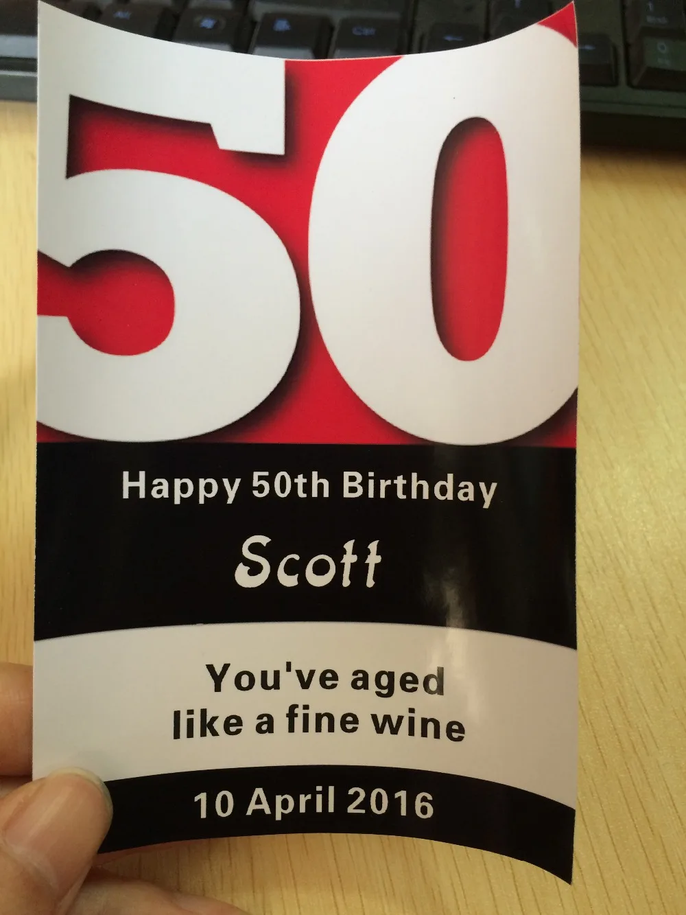 10 units custom 10pieces Your decide name Custom PERSONALISED adult age 50th BIRTHDAY WINE, CHAMPAGNE or BEER/CIDER BOTTLE LABEL
10 units custom 10pieces Your decide name Custom PERSONALISED adult age 50th BIRTHDAY WINE, CHAMPAGNE or BEER/CIDER BOTTLE LABEL