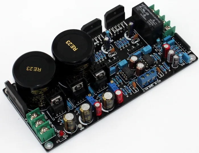 Плата усилителя breeze audio 68 Вт + 68 Вт LM3886 + OPA2604 Plus, защитная схема для динамика UPC1237
Плата усилителя breeze audio 68 Вт + 68 Вт LM3886 + OPA2604 Plus, защитная схема для динамика UPC1237