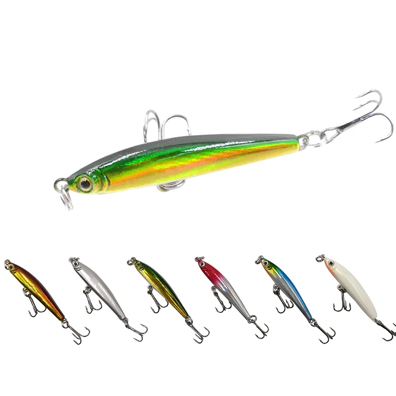 New 1pcs Thrill Stick Fishing Lure 5cm 3.5g Sinking Mini Pencil Shad Laser Minnow Artificial Bait Pike Lures Crankbait Tackle
New 1pcs Thrill Stick Fishing Lure 5cm 3.5g Sinking Mini Pencil Shad Laser Minnow Artificial Bait Pike Lures Crankbait Tackle