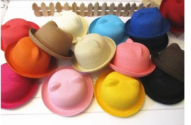 50pcs wholesales New Cat Ears Cute Women Summer Straw Hats Beach Headwear Ladies High Quality Handmade Sun Hats Cap
50pcs wholesales New Cat Ears Cute Women Summer Straw Hats Beach Headwear Ladies High Quality Handmade Sun Hats Cap