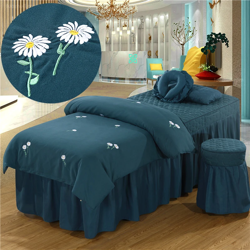 Plant Printing Bedding Set Beauty Salon Brief Picture Duvet Cover Stool Cover Bed Skirt Spa Use Bedlinen Warm Feel
Plant Printing Bedding Set Beauty Salon Brief Picture Duvet Cover Stool Cover Bed Skirt Spa Use Bedlinen Warm Feel